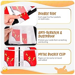 GOROMA Card Binder 4-Pockets, 400 Pockets Card