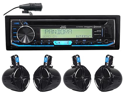 kenwood marine radio and speakers