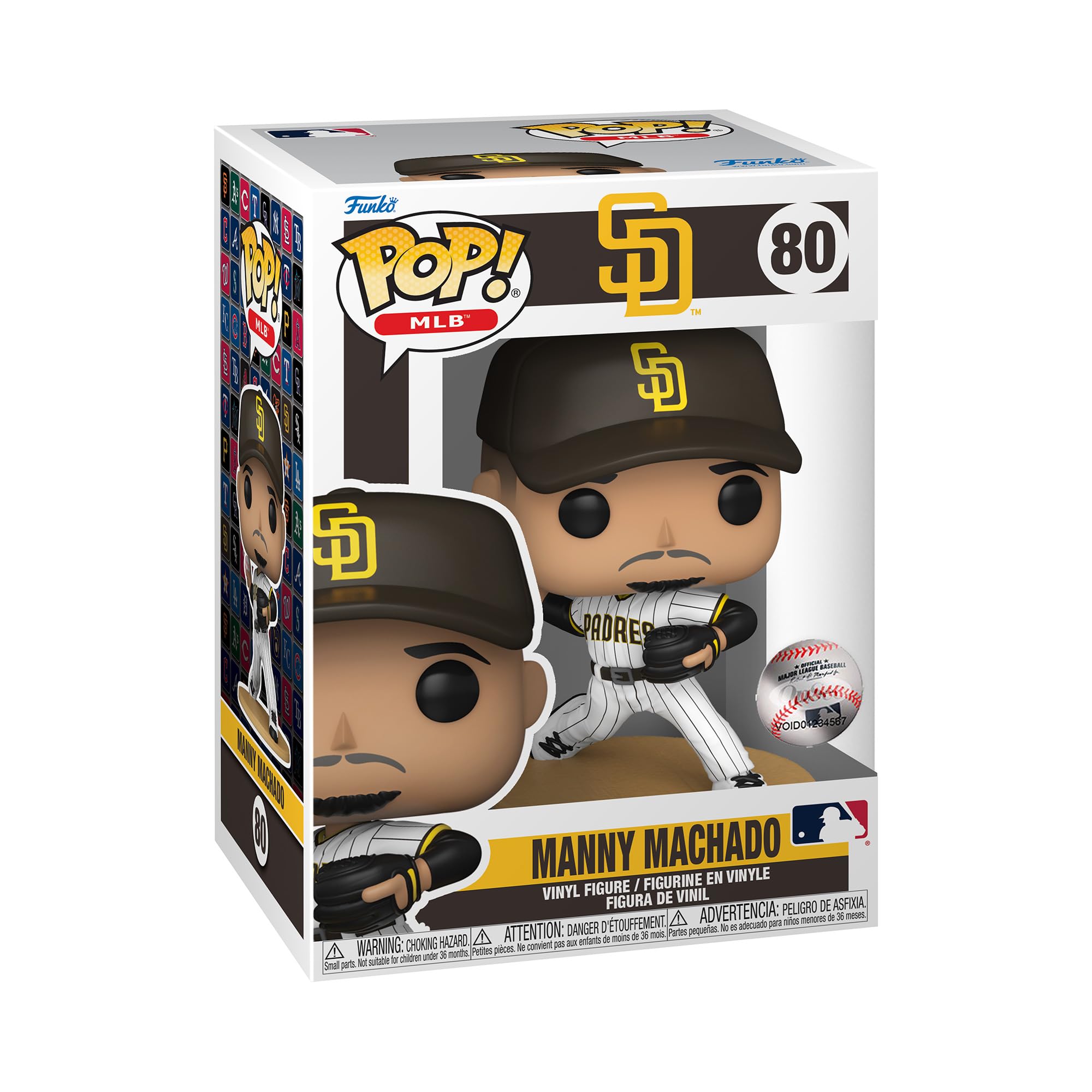 Funko POP! MLB: Padres-Manny Machado - (Home Jersey) - Collectable Vinyl Figure - Gift Idea - Official Merchandise - Toys for Kids & Adults - Sports Fans - Model Figure for Collectors and Display