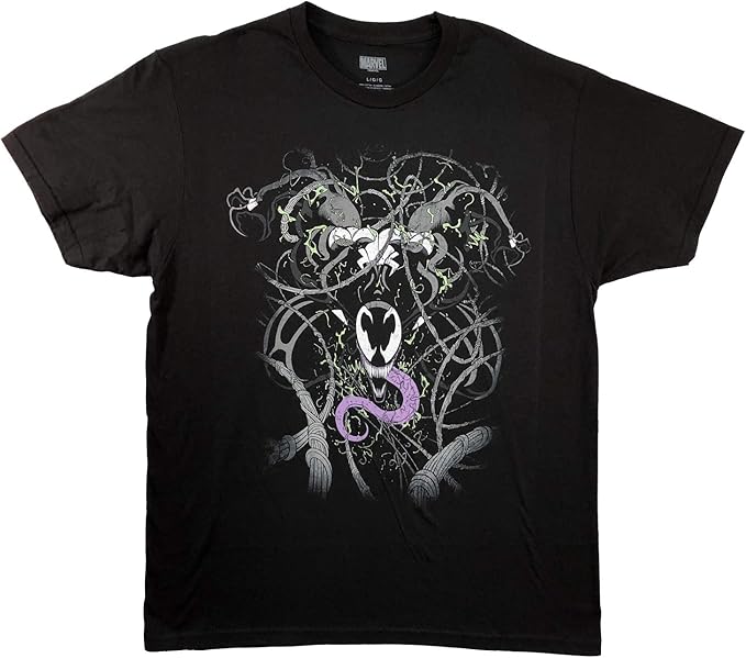 Marvel Venom Webs Adult TShirt (Small) Black Amazon.co