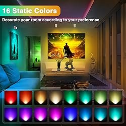 URTOM 6W RGBW Uplighting Indoor Color Changing Up