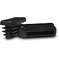 Prescott Plastics Made in USA 0.5" x 1.5" Inch Rectangle Insert Plug (20 Pack), Black End Cap for Metal Tubing, Fence and Auto Body, Glide Insert for Pipe Post, Chairs and Furniture Legs