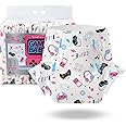 CutiePlusU Adult Diapers 10 Pieces, Game Baby Disposable Incontinence Briefs with Tabs for Women and Men, Maximum Overnight Absorbency (Medium 28"-38")