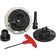 Wood Lathe Chuck 4-Inch 4-Jaw,Lathe Chucks for Woodturning M33 X 3.5 Lathe Spindle,4 Jaw Chuck for Wood Lathe with 1" X 8 TPI Adapter
