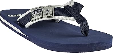 dallas cowboys mens flip flops