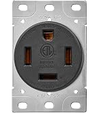 NEMA 14-60R Steckdose Industriequalität - 60 A, 125/250 V, Unterputz, ETL-gelistet