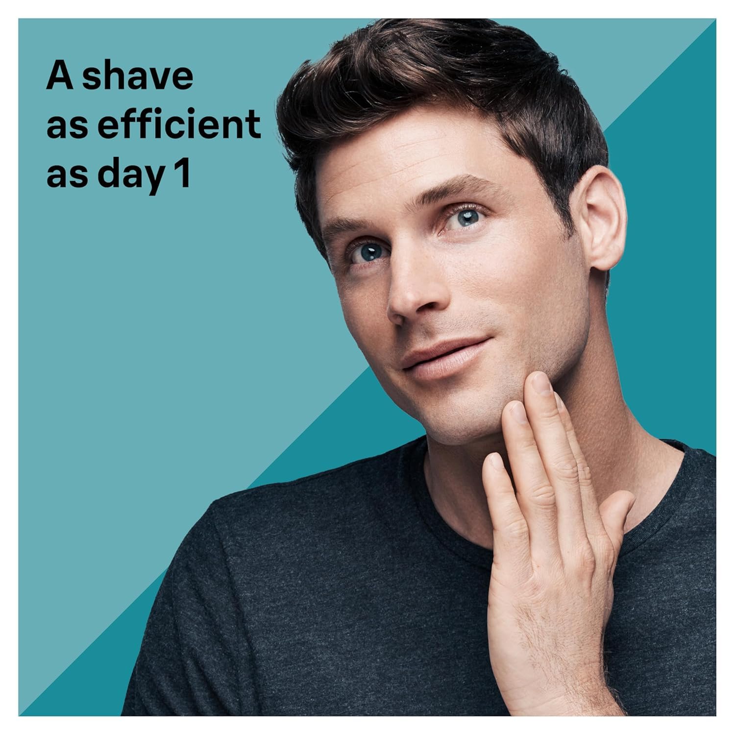 Braun Series 7 Electric Shaver Replacement Head, Easily Attach Your Shaver Head for a Shave as efficient as Day one, Compatible with New Generation Series 7 Shavers, 74S, Silver