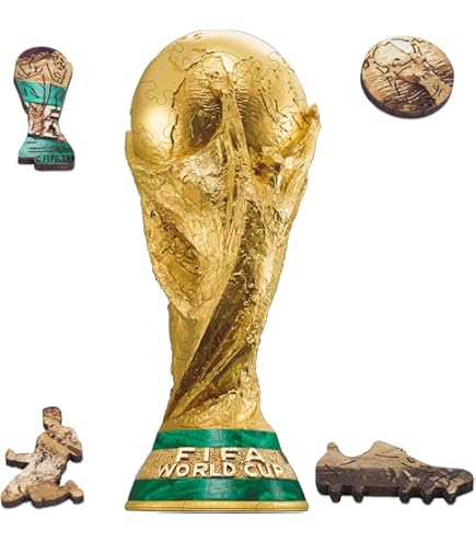 Amazon.com: FIFA World Cup2026 Trophy Wooden Puzzle for Adults