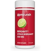 UpNourish BERGAVIT Citrus Bergamot Cholesterol Supplement - Italian Citrus Bergamot Extract 550mg for Women and Men 90 Vegan Capsules