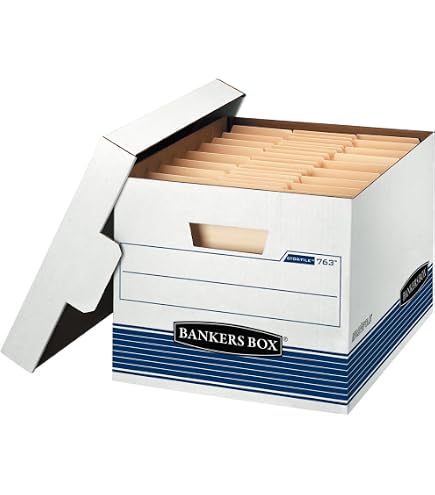 Amazon.com : Bankers Box 07243 Storage File, Letter/Legal,12-Inch