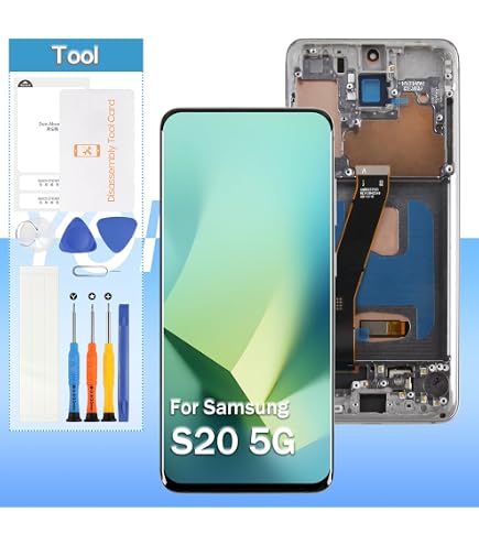 LCD Display Für Samsung S20 – 6,2 Zoll, Touch-Digitizer, Komplettbaugruppe (Grau)