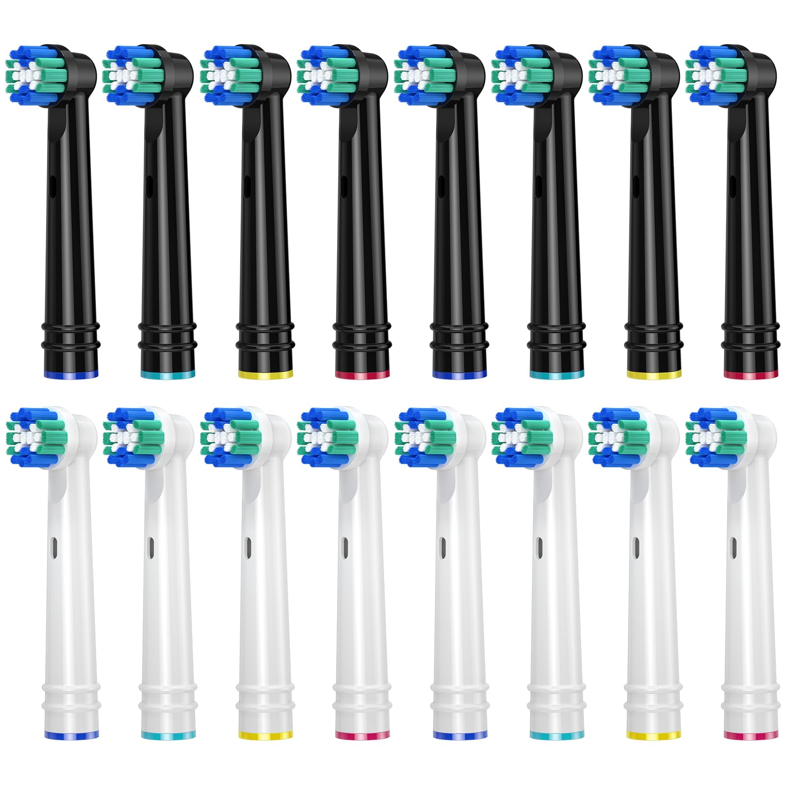 REDTRON Replacement Brush Heads for Oral B, 16 Pack Electric Toothbrush Heads for Oral B Braun, Classic Precision Clean Brush Heads Fit Professional Care, Vitality Pro Smart Genius Series and More