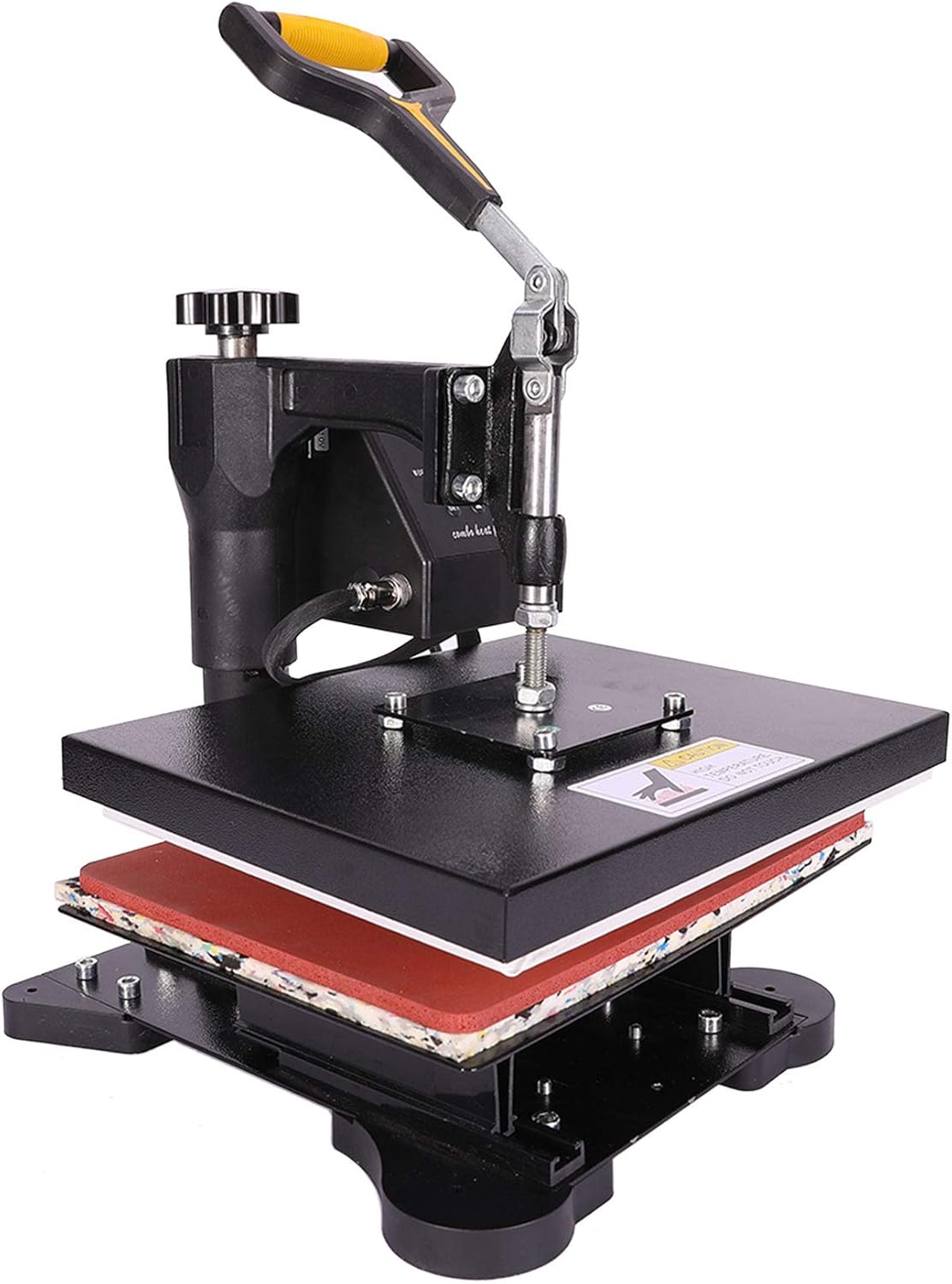 Z ZELUS 600W Hitzepresse Heat Press 30x23cm Heißpresse Transferpresse Mulitifunktional für T-Shirts Transferpresse Textildruck