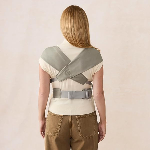 ERGOBABY EMBRACE NEWBORN BABY CARRIER FOR INFANTS 0-12 MONTHS (7-25 LBS) – ERGONOMIC 2-POSITION INFANT CARRIER WITH HEAD AND NECK SUPPORT, HIP-HEALTHY POSITIONING – OLIVE