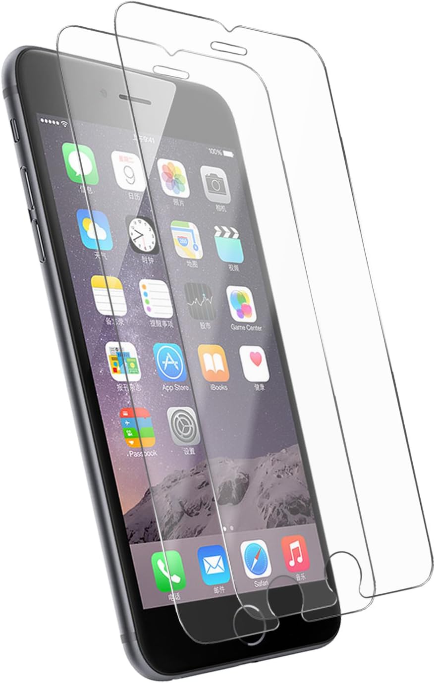 Alexcase iPhone 6/6S Tempered Glass Screen Protector Heavy Duty [2 Pack]