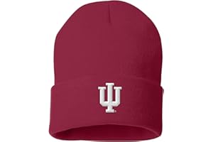 UGP Campus Apparel NCAA University Primary Logo Sports Team Solid Knit Cuffed Beanie