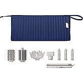 Lexeeco Dy son Air wrap Travel Case Hair Tools Travel Bag for Shark Flexstyle Carrying Case Portable Shark Hair Dryer Revlon Flat Curling Iron Organizer (Blue)
