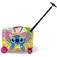 Fast Forward 18" Lilo And Stitch Kids Ride on Luggage-HardShell Rolling Travel Suitcase-Lightweight Ride On Suitcase For Kids