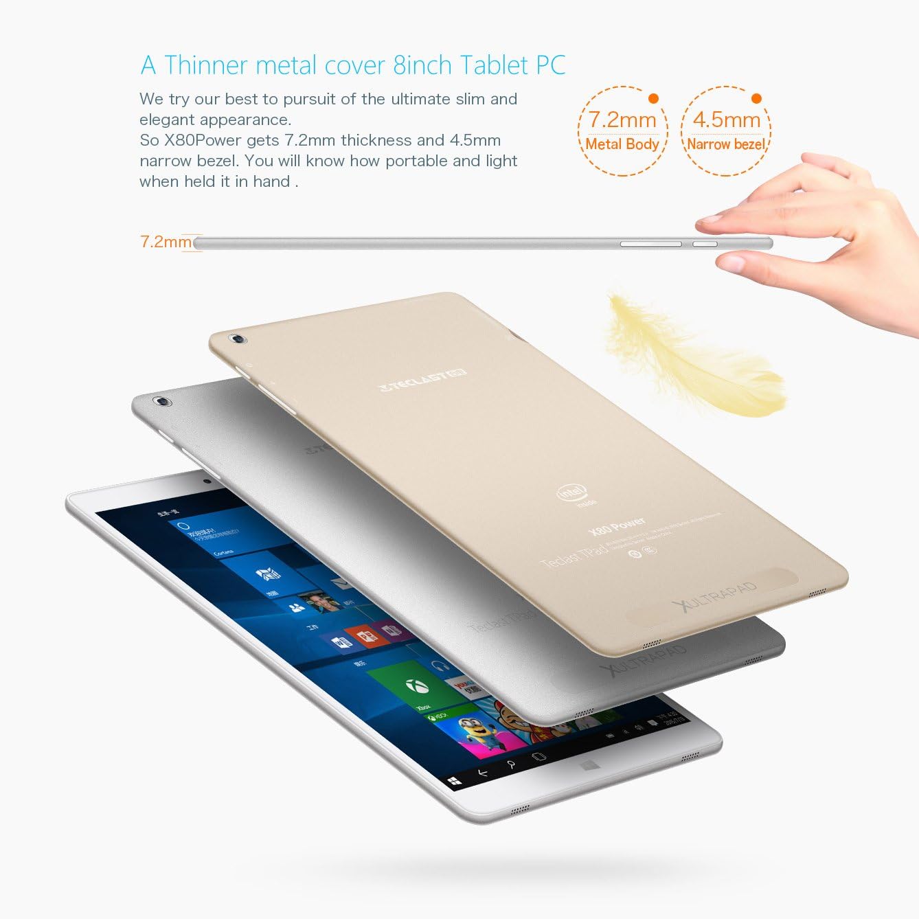 Amazon Teclast X80 Power Windows10 Android 5 1 Intel Z50 2gb 32gb タブレット Pc ゴールド Teclast タブレット 通販