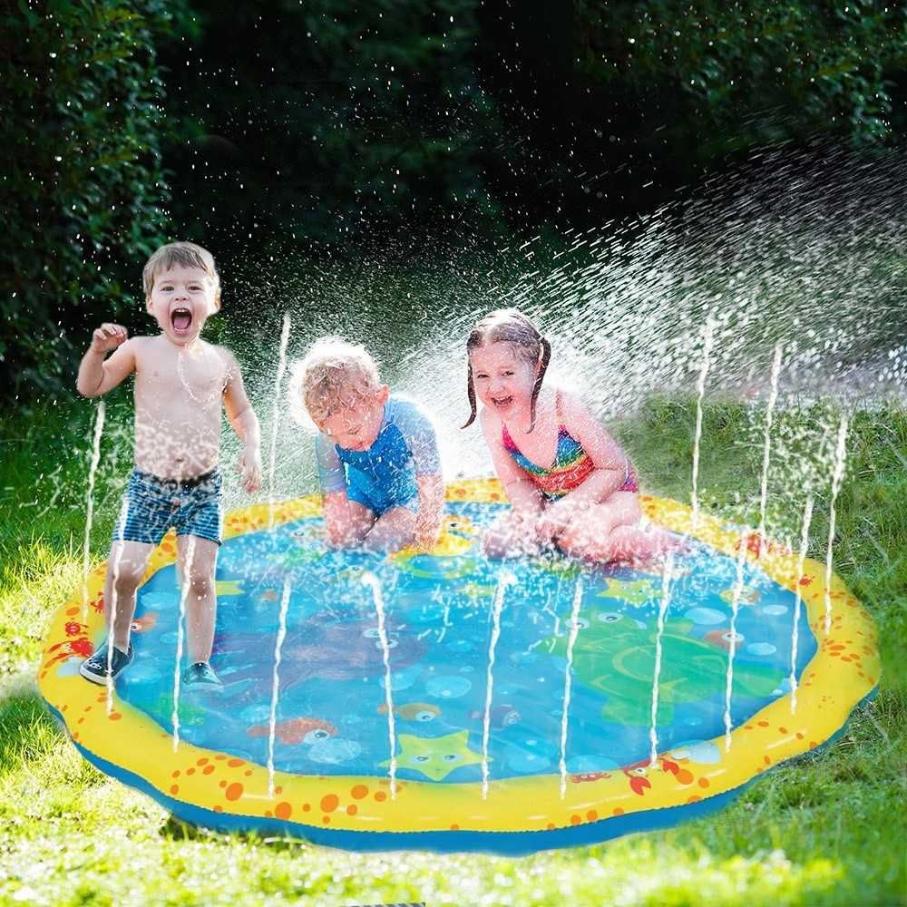 BANZAI 54In-Diameter Sprinkle & Splash Play Mat: Toys & Games