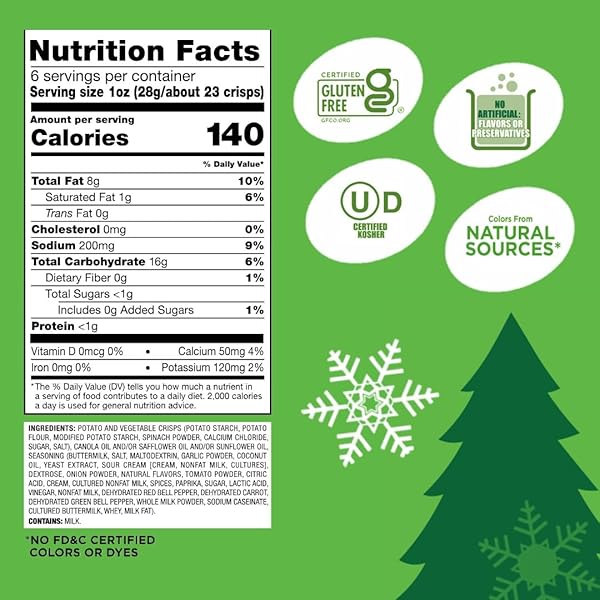 SENSIBLE PORTIONS GARDEN VEGGIE ZESTY RANCH FLAVORED HOLIDAY TREES, 6 OZ
