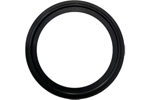 DR.COMPONENT 2" Sanitary Standard Tri-Clamp Gaskets (Pack of 20), Black Buna-N (NBR)