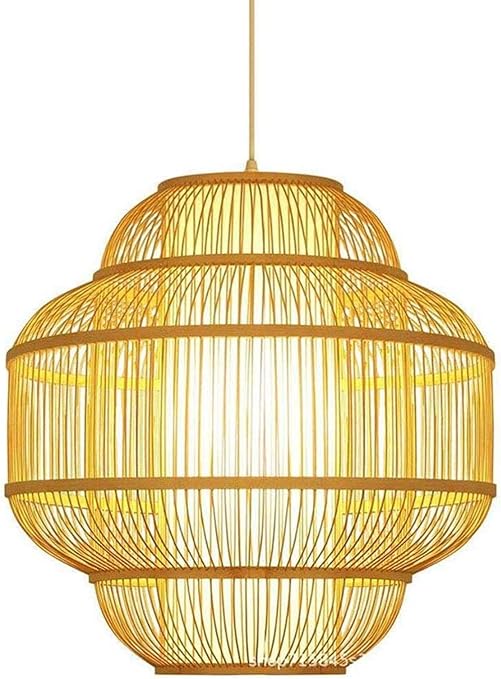 Amazon Co Jp 照明ランプレトロな竹灯シャンデリアカートラウンジレストランカフェ 手作りの竹シェードe27 ホーム キッチン
