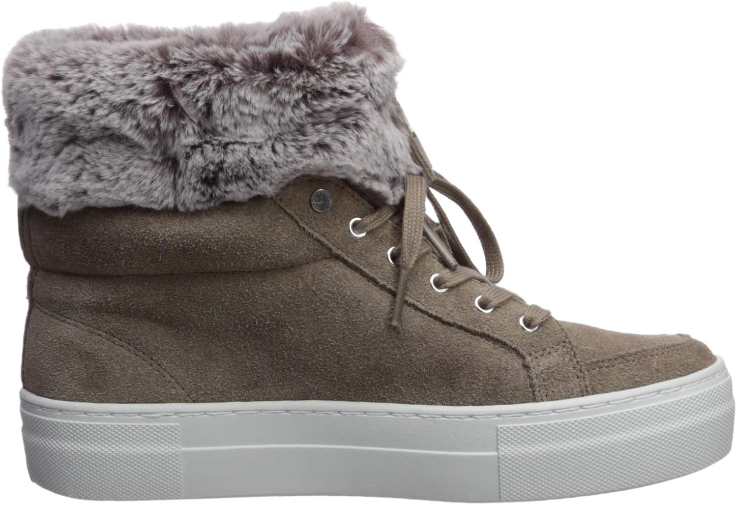 skechers suede faux fur boots
