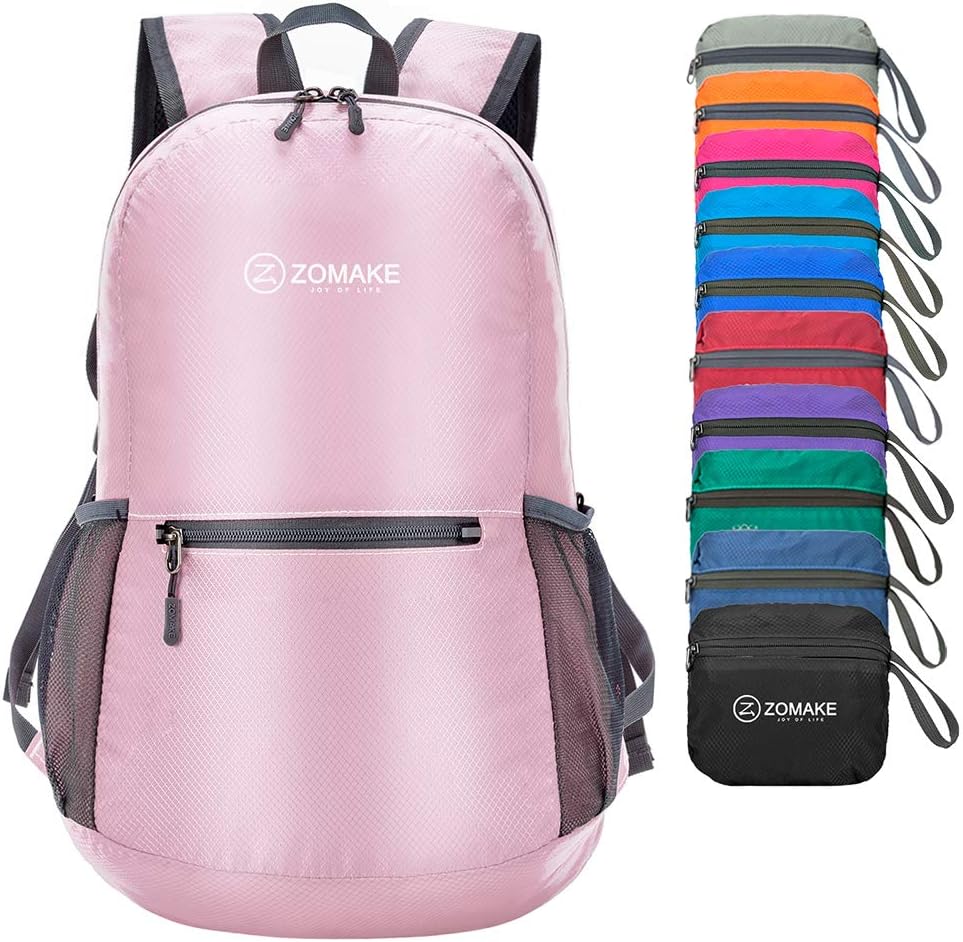 Piccolo Zaino Leggero Pieghevole ZOMAKE Zaino Ripiegabile 20L Zainetto  Impermeabile per Uomo Donna Hiking Viaggio Trekking Città Sportivo Zaini da  hiking Zaini sportivi e outdoor berjaya.edu.my