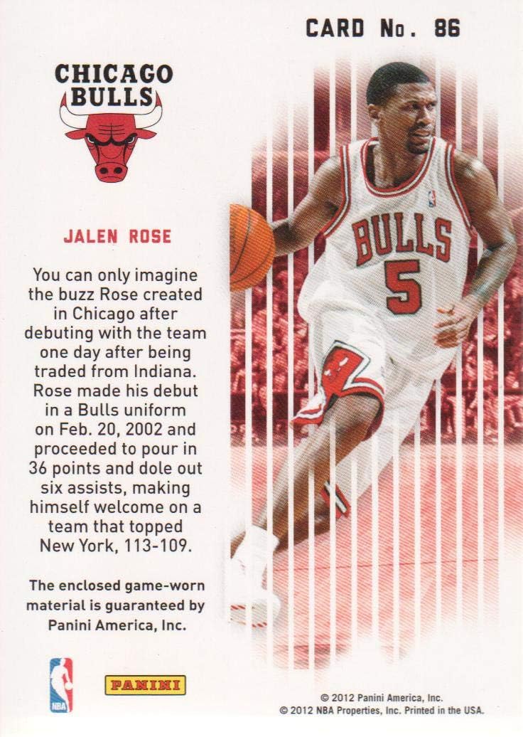 jalen rose bulls jersey