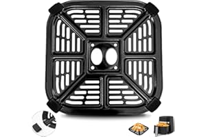 GWBSXM Air Fryer Grill Pan for Black+Decker Purify 2QT Air Fryer, 6.3’’×6.3’’ Air Fryer Replacement Parts Grill Plate Crisper