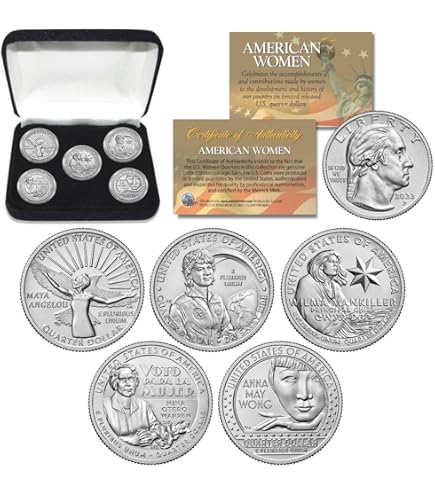 Amazon.com: 2023 American Women Quarters U.S. Mint 5-Coin Full Set