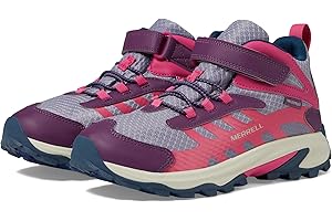 Merrell unisex-child Moab Speed 2 Mid Alternative Closure Waterproof Hiking Boot
