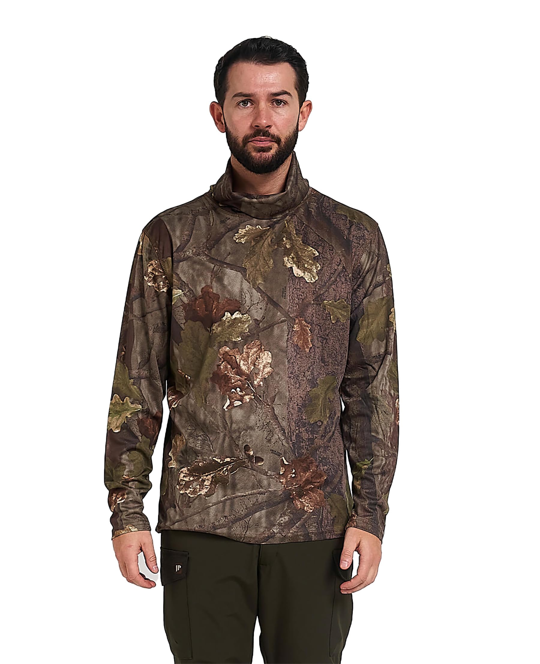 JACK PYKE Roll Neck Top English Oak Evolution Small