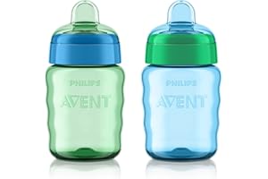 Philips Avent My Easy Sippy Cup 9oz, Blue/Teal, 2pk, SCF553/25
