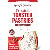 Amazon Grocery, Frosted Toaster Pastries, Strawberry, 13.5 Oz, 8 Ct