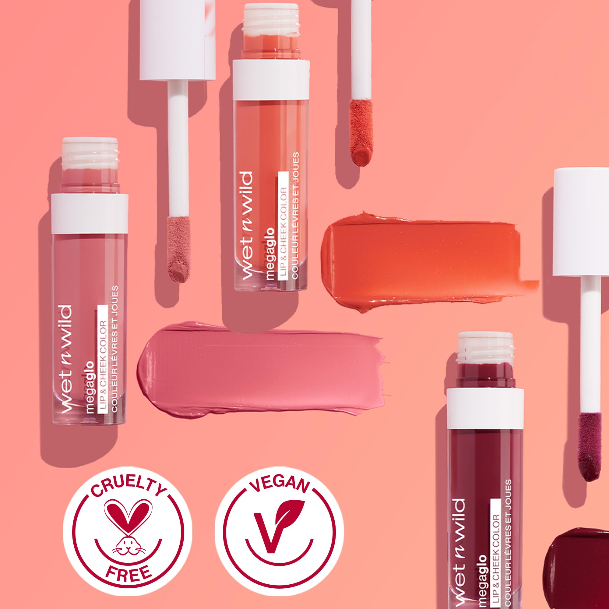 wet n wild Mega Glo Lip & Cheek Color, Creamy Berry Stain, Buildable Multi-Use Soft Matte Finish, Vegan & Cruelty-Free - Berry True