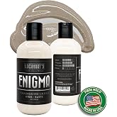 Lockhart's Enigma Matte Cream Clay for Men, Firm Hold, Volume, 8 oz | Kaolin &amp; bentonite clay build volume and definition; nourishing beeswax conditions as it styles. Big tub, small-batch, USA.