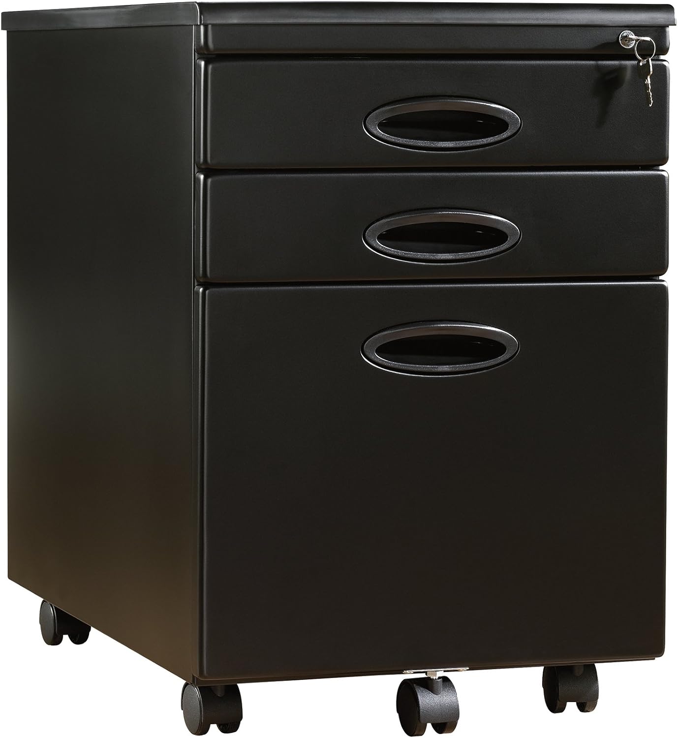 Amazon Com Sauder Select Mobile File Cabinet Black Finish Furniture Decor