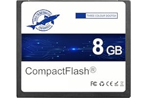 Dogfish Compact Flash Memory Card 8GB 133X CF Camera Card for Professional Photographer, Videographer