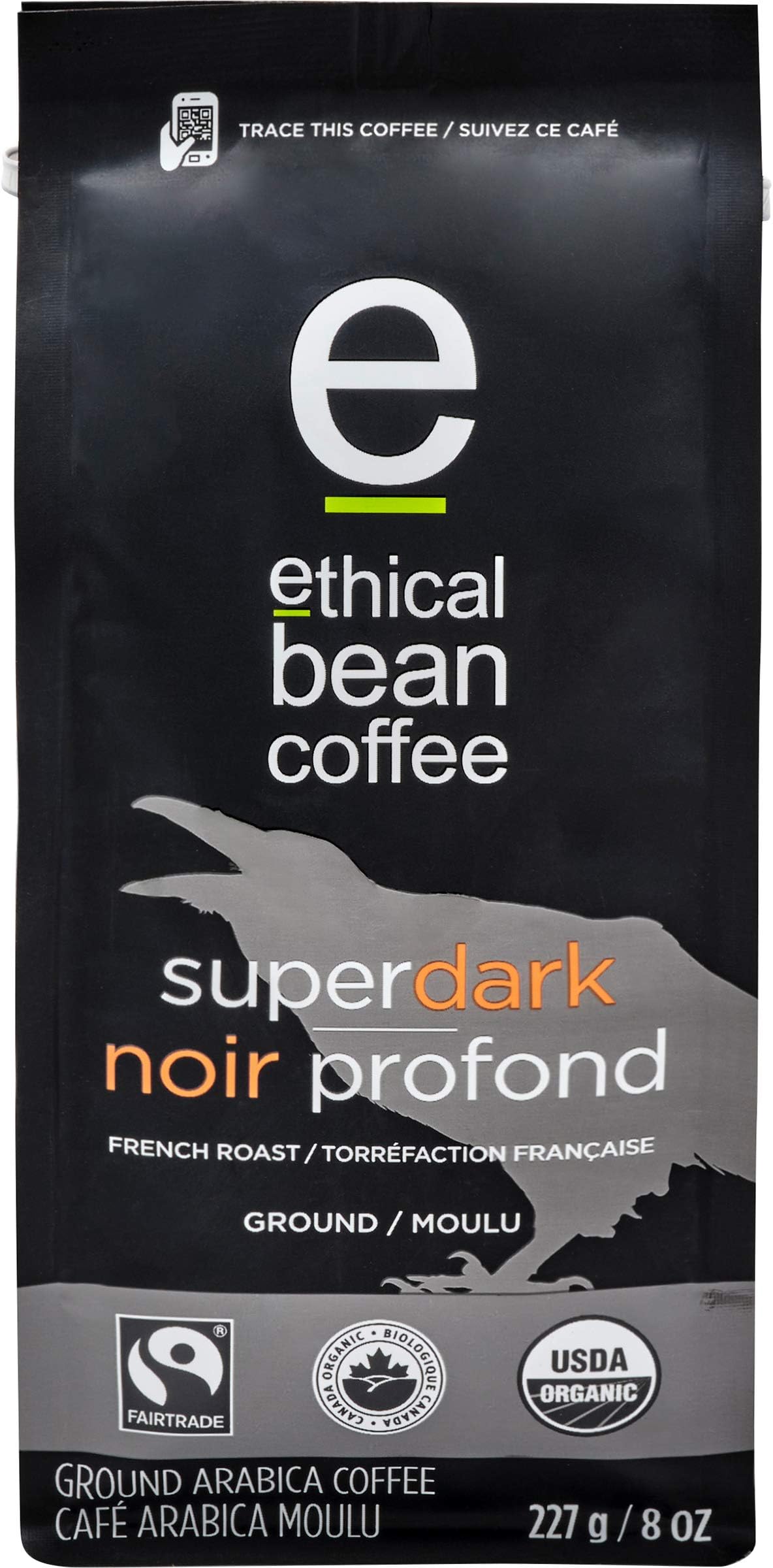 Ethical BeanFairtrade Organic Coffee, Superdark French Roast, Ground CoffeeUSDA OrganicFairtrade InternationalFairtrade InternationalFairtrade InternationalFairtrade International