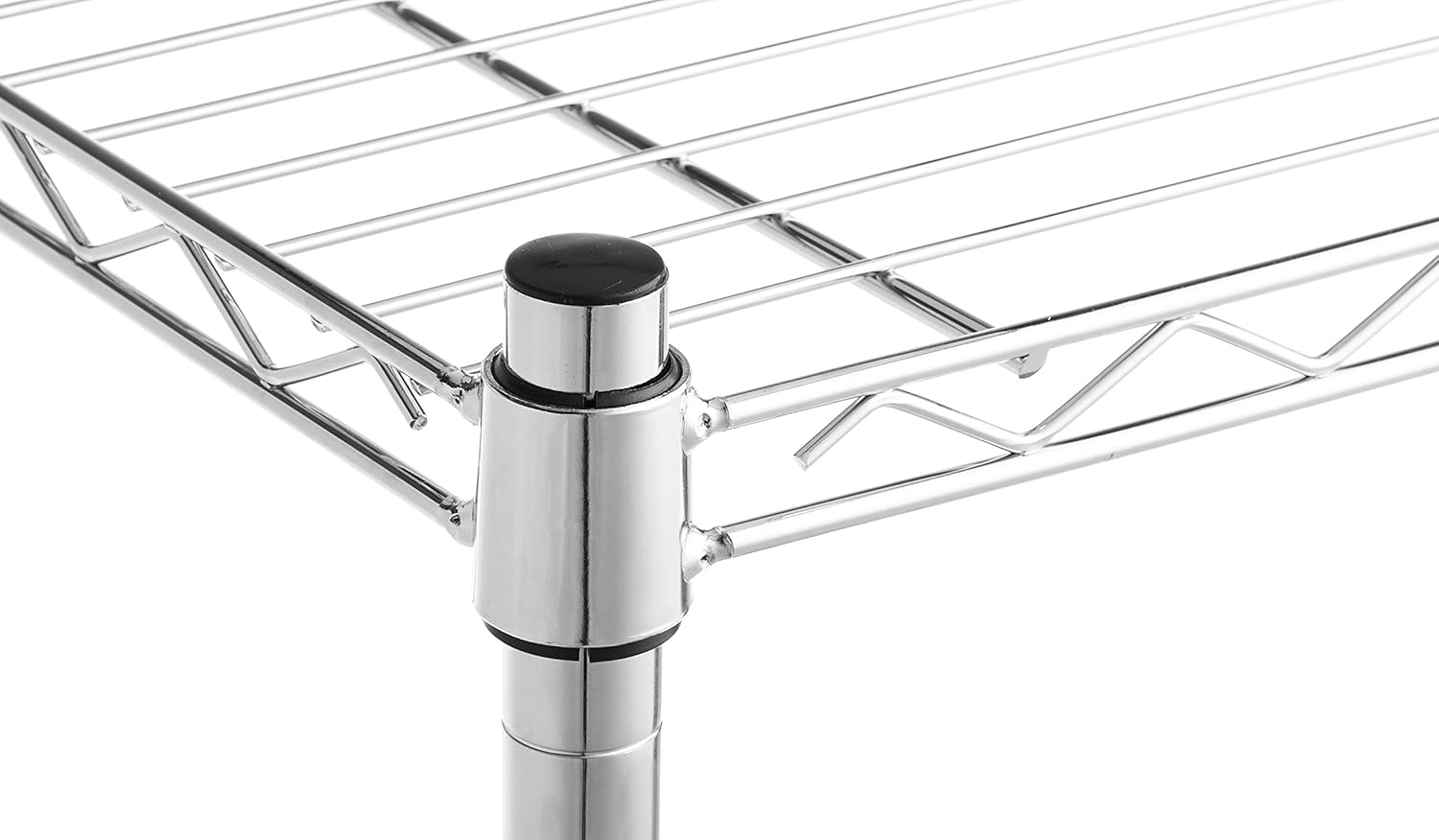  Basics 5-Shelf Adjustable, Heavy Duty Storage Shelving Unit (350 lbs loading capacity per shelf), Steel Organizer Wire Rack, Chrome, (36L x 14W x 72H): Home & Kitchen
