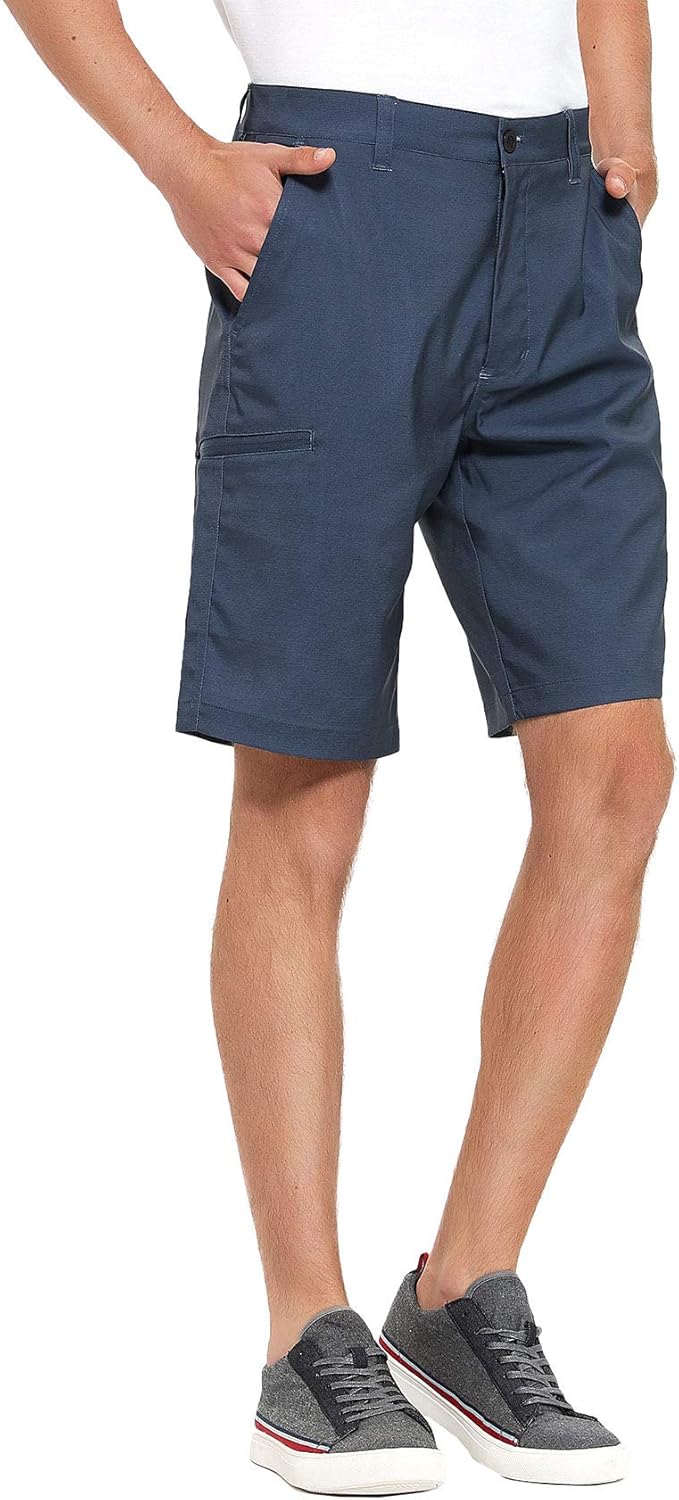 PULI Men's Golf Hybrid Dress Shorts Stretch Dry Fit Lightweight Board with Zip Pockets at  Men’s Clothing store