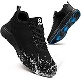 BAIYIJIA Steel Toe Work Shoes for Men Lightweight Safety Shoes with Puncture Resistant Sole Comfortable Construction Industrial Work Shoe for Warehouse