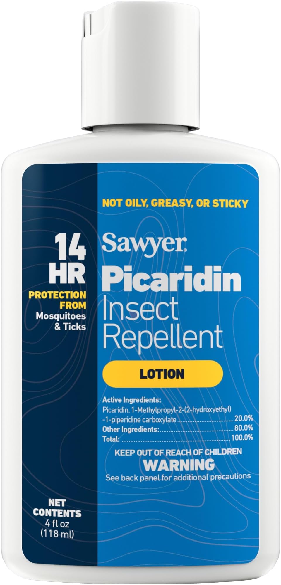 Sawyer 20% Picaridin Insect Repellent Lotion 4 Oz Premium SPF