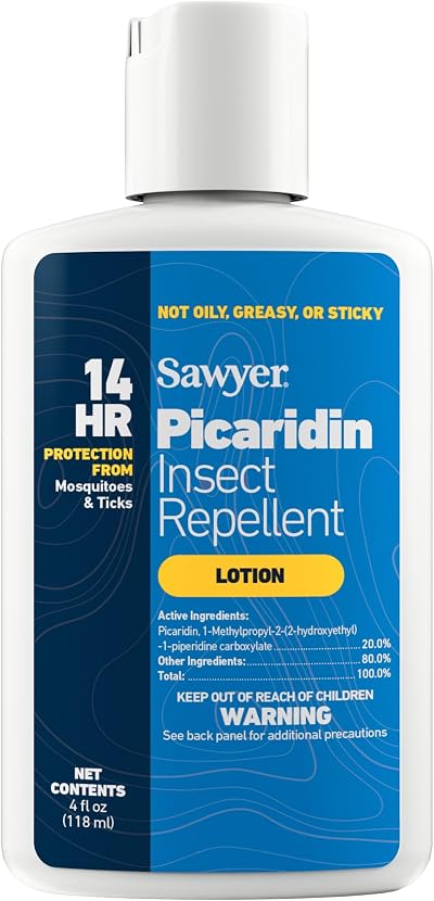 Sawyer 20% Picaridin Insect Repellent Lotion 4 Oz Premium SPF