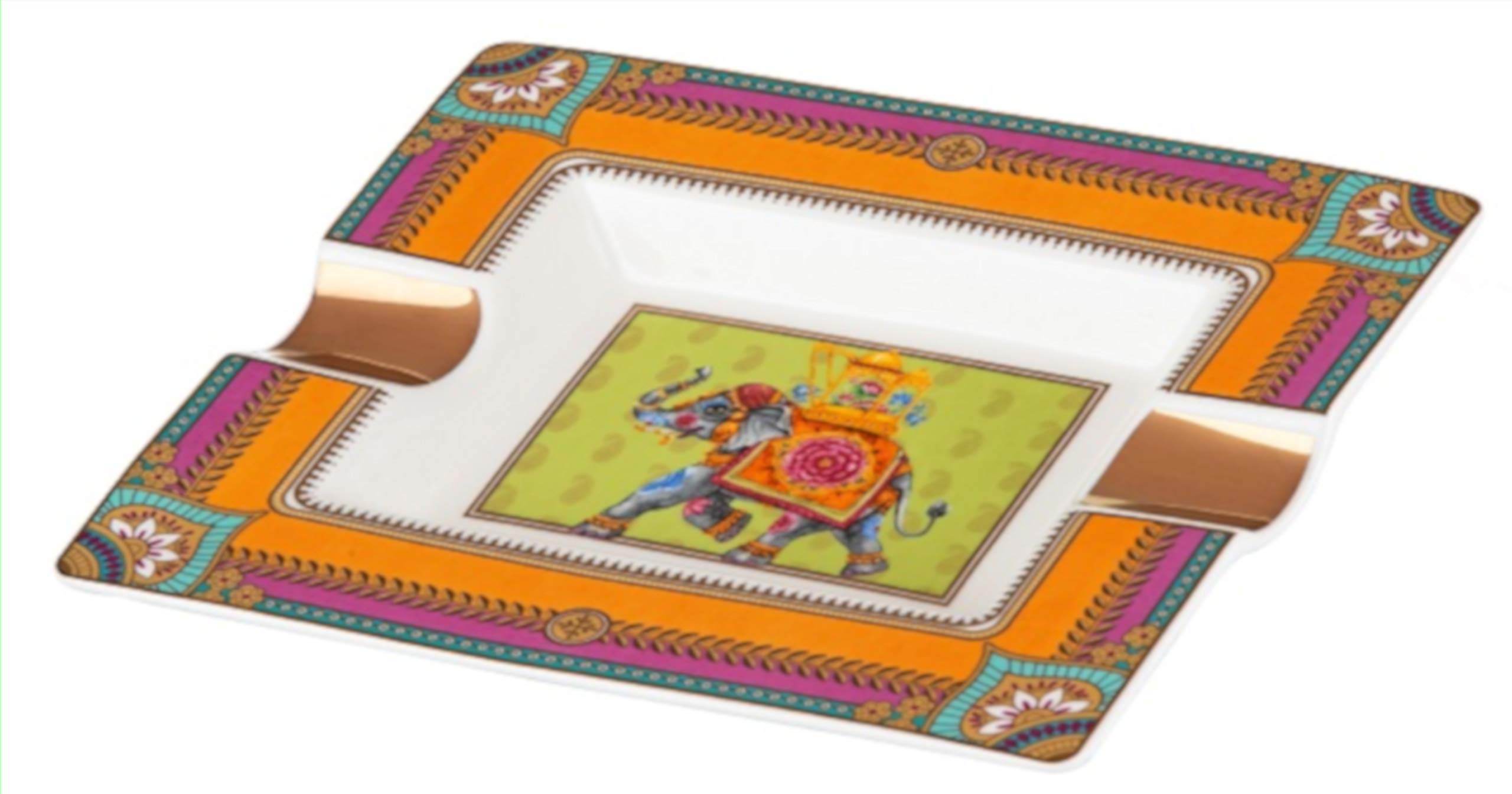 Germanus cigar ashtray made of real porcelain - elephant