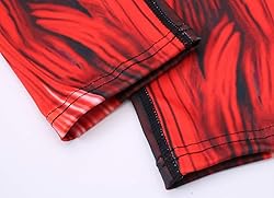 Red Plume Men's Compression Elastic Tight Leggings