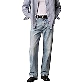 Men's Baggy Jeans Wide Leg Loose Fit Denim Pants Casual All Season Everyday Trousers Old Money Quiet Luxury Relaxed Fit