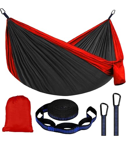 Coypubb Camping Hammock - Single/Double Nylon Hammock With Tree Straps For Outdoor Use